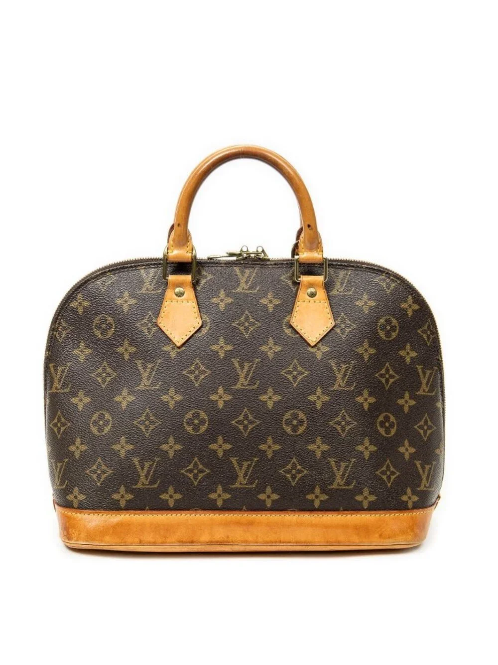 Louis Vuitton Alma Brown Monogram Canvas Handbag